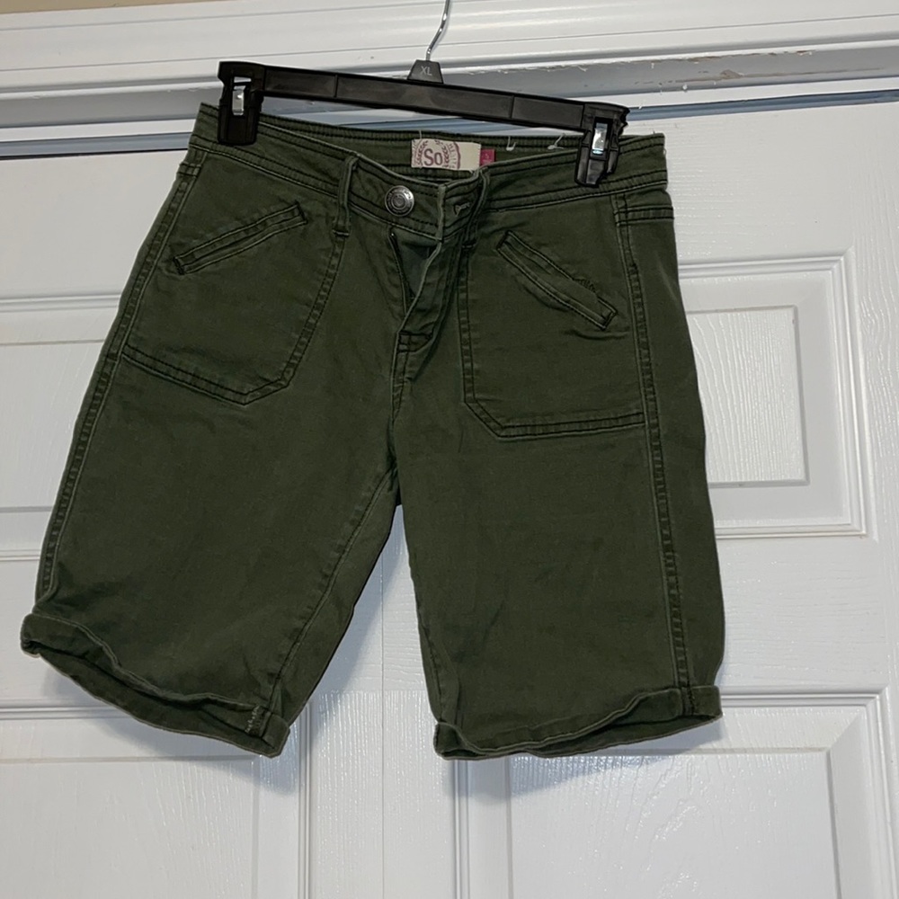SO green shorts